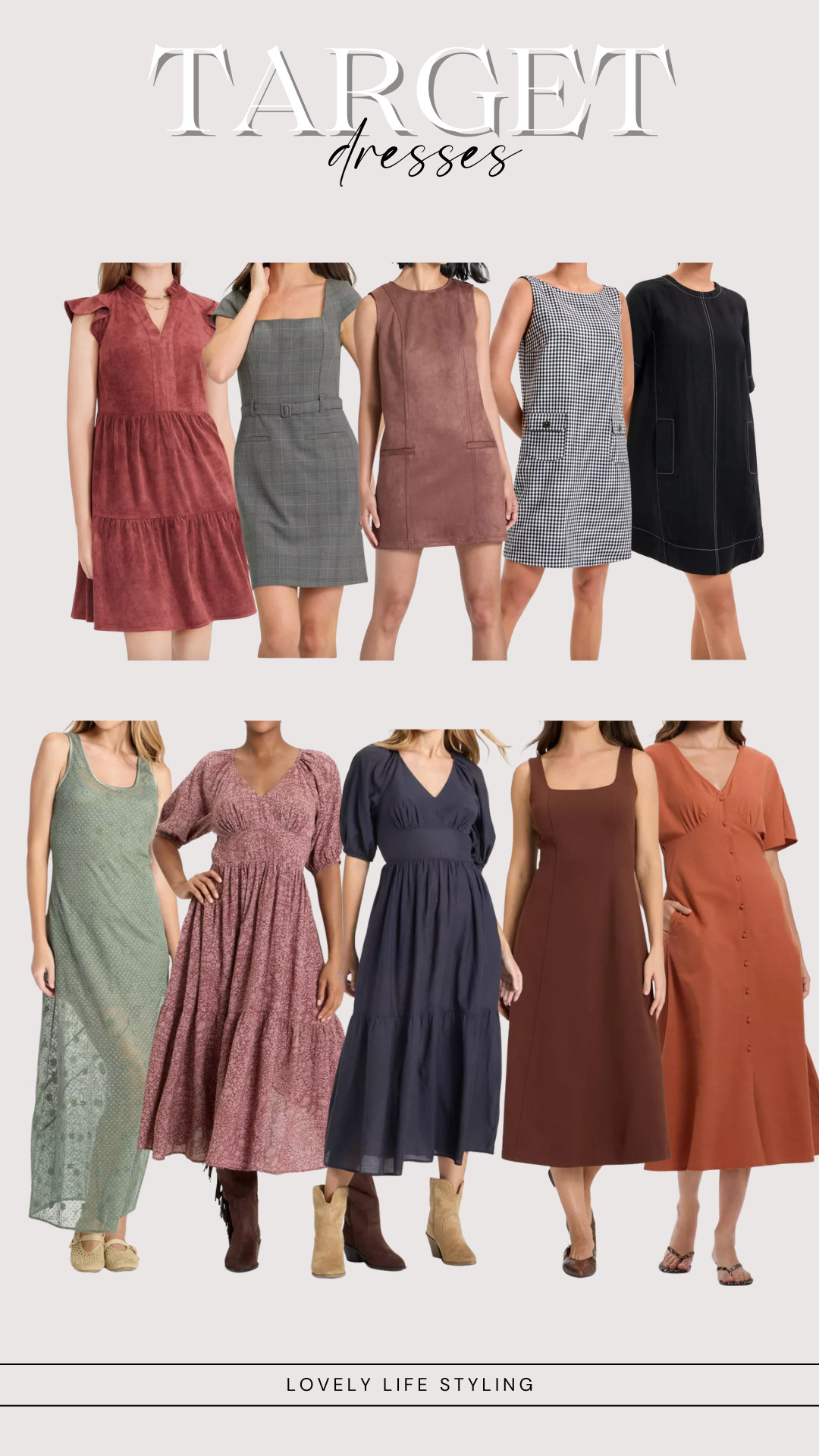 New Dresses from Target 🍁 Fall style Fall outfit Fall dress Maxi dress  

 #LTKSeasonal #LTKFindsUnder50 #LTKStyleTip