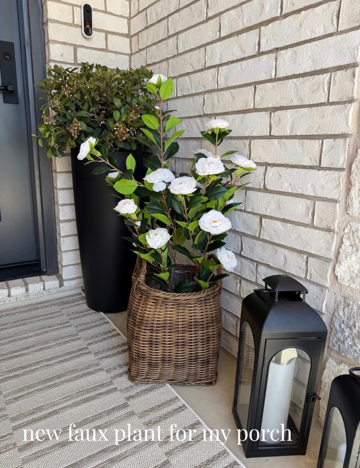 Obsessed with this new faux camelia potted plant for my front porch ☀️🌿

These faux beauties will look beautiful all year long - no more dead plants 🙅🏼‍♀️

Faux plant, faux florals, spring front porch, front porch decor, planter, planter basket, from porch refresh#LTKSpringSale

#LTKHome #LTKSeasonal