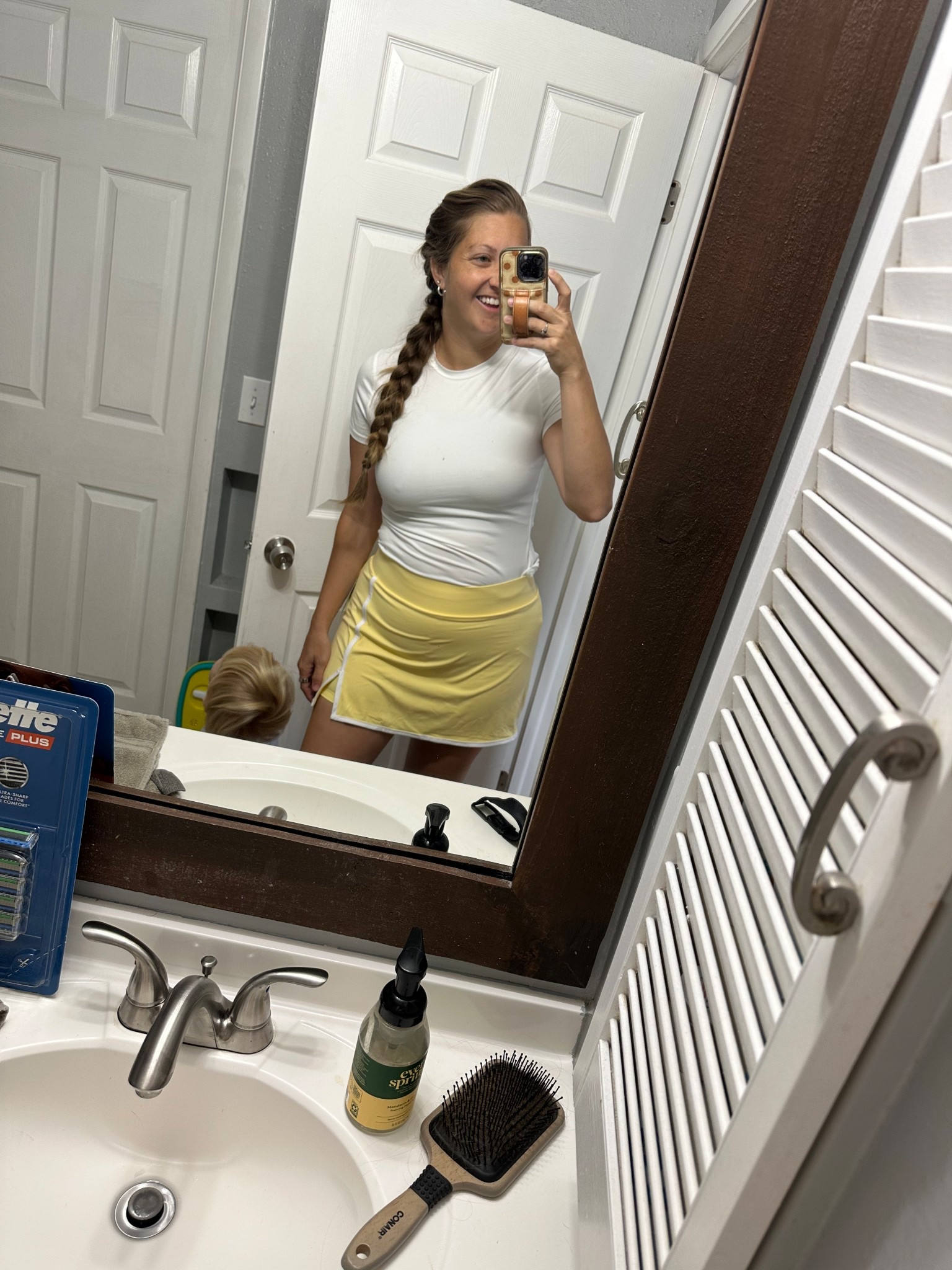 This yellow skort is my obsession. I cannot find this color online yet, but they have it in stores and a few other colors available online  

#LTKActive