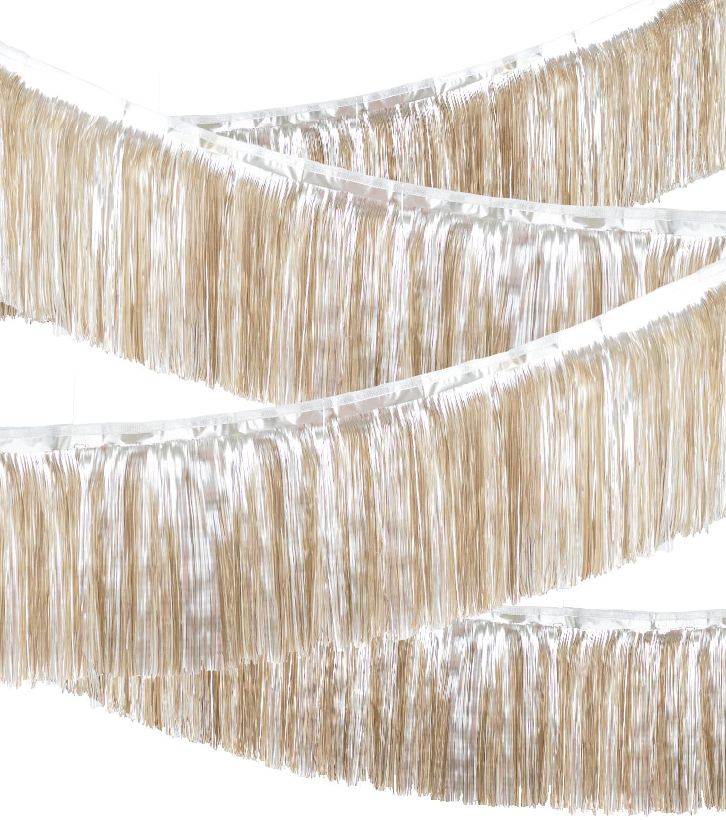 LILF Premium Fringe Tinsel Garland for Party Decorations Foil Metallic Tassels Banner Party Strea... | Amazon (US)
