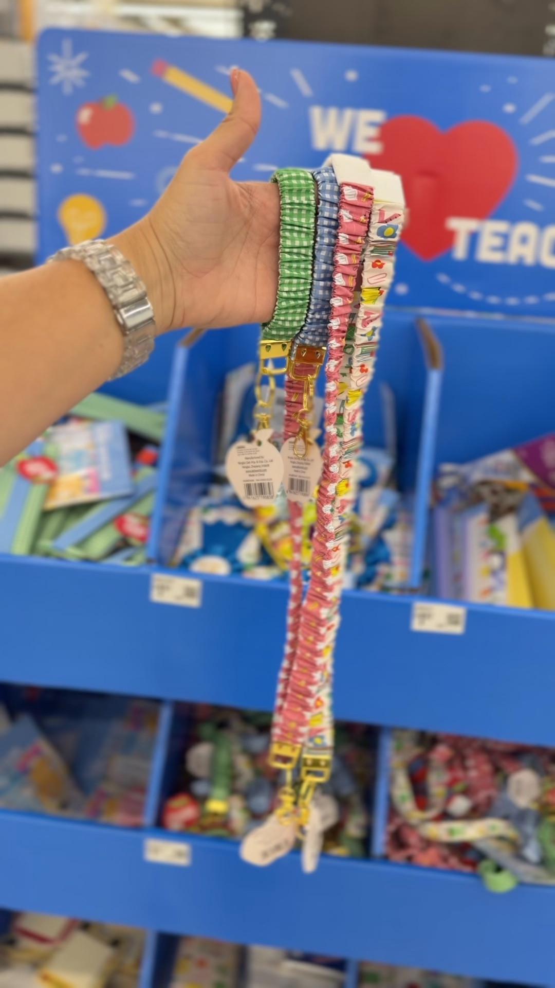 Scrunchy lanyards and wristlets under $2! 😮

#teacherlife #teachergifts