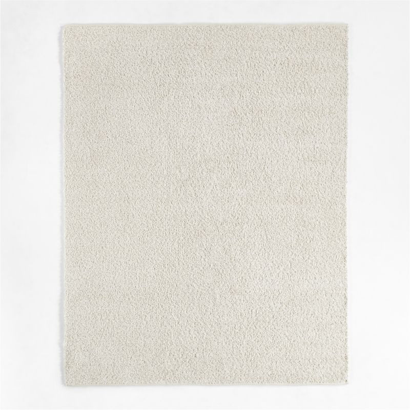 Lille Solid Bouclé Ivory Area Rug 8'x10' + Reviews | Crate & Barrel | Crate & Barrel