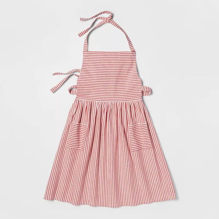 Cotton Striped Apron Red - Threshold™ | Target