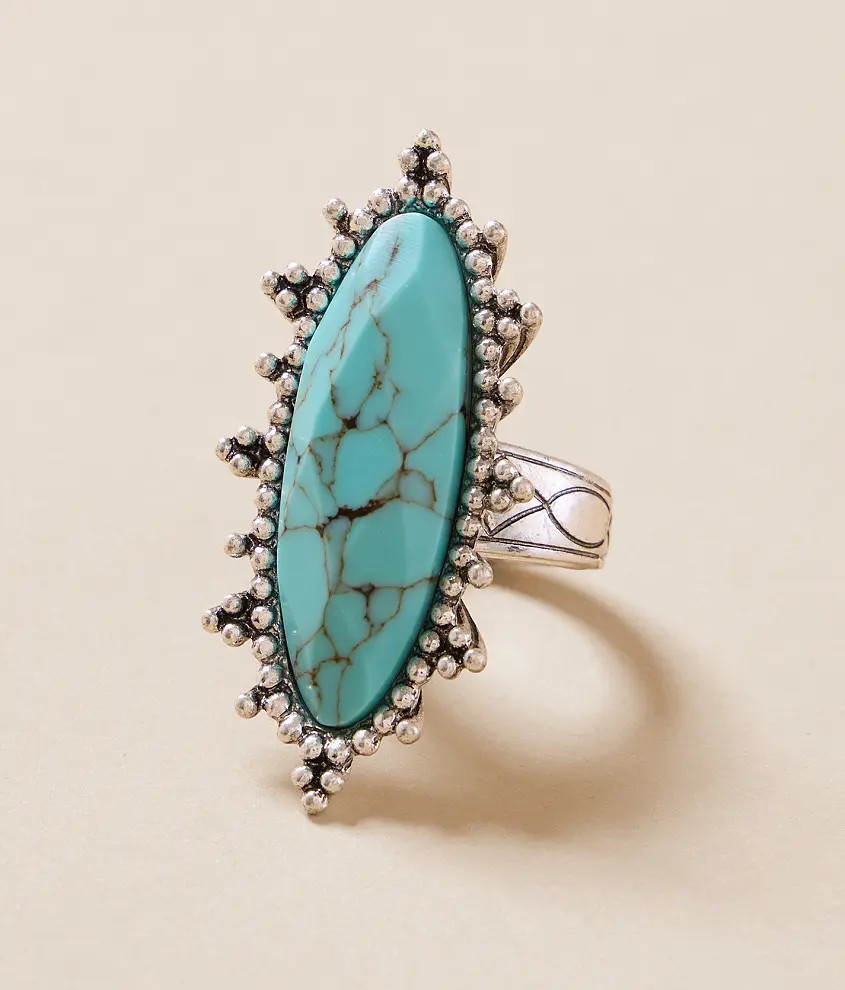 Turquoise Statement Ring | Buckle
