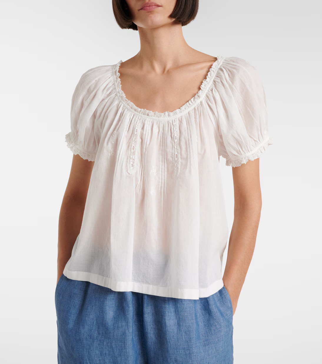 Frederica cotton voile top | Mytheresa (US/CA)