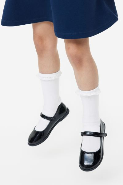 5-pack Ruffle-trimmed Socks - White - Kids | H&M US | H&M (US + CA)