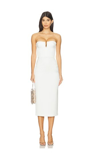 Strapless Dress in White | Revolve Clothing (Global)