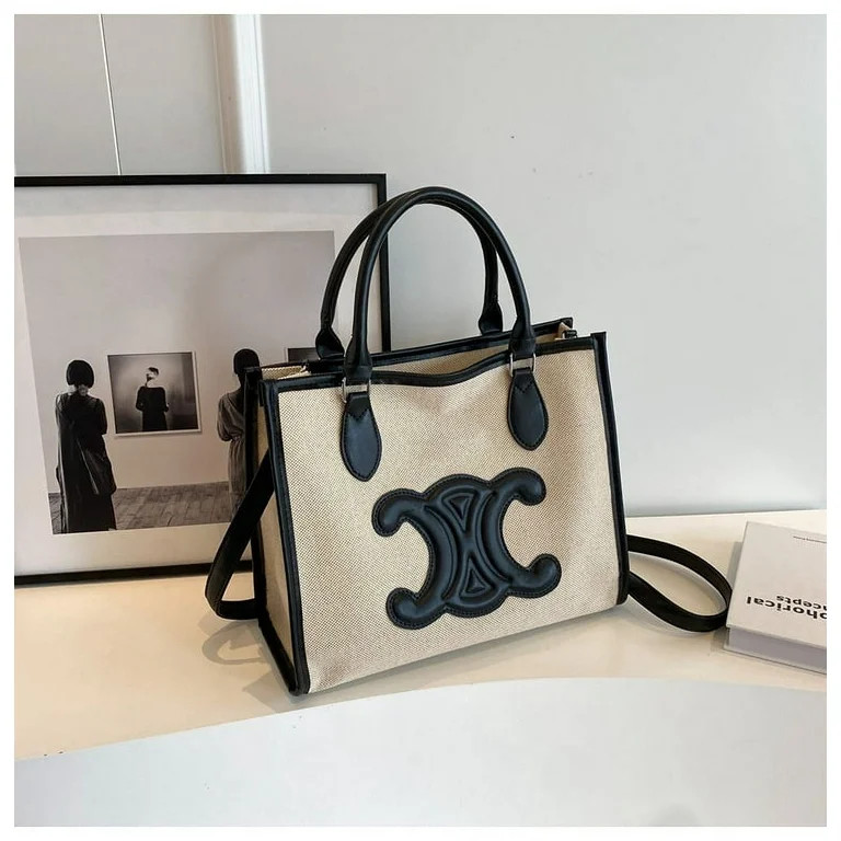 Celine women's bag large capacity bag new simple color collision arc the triumph bag fashion popu... | Walmart (US)