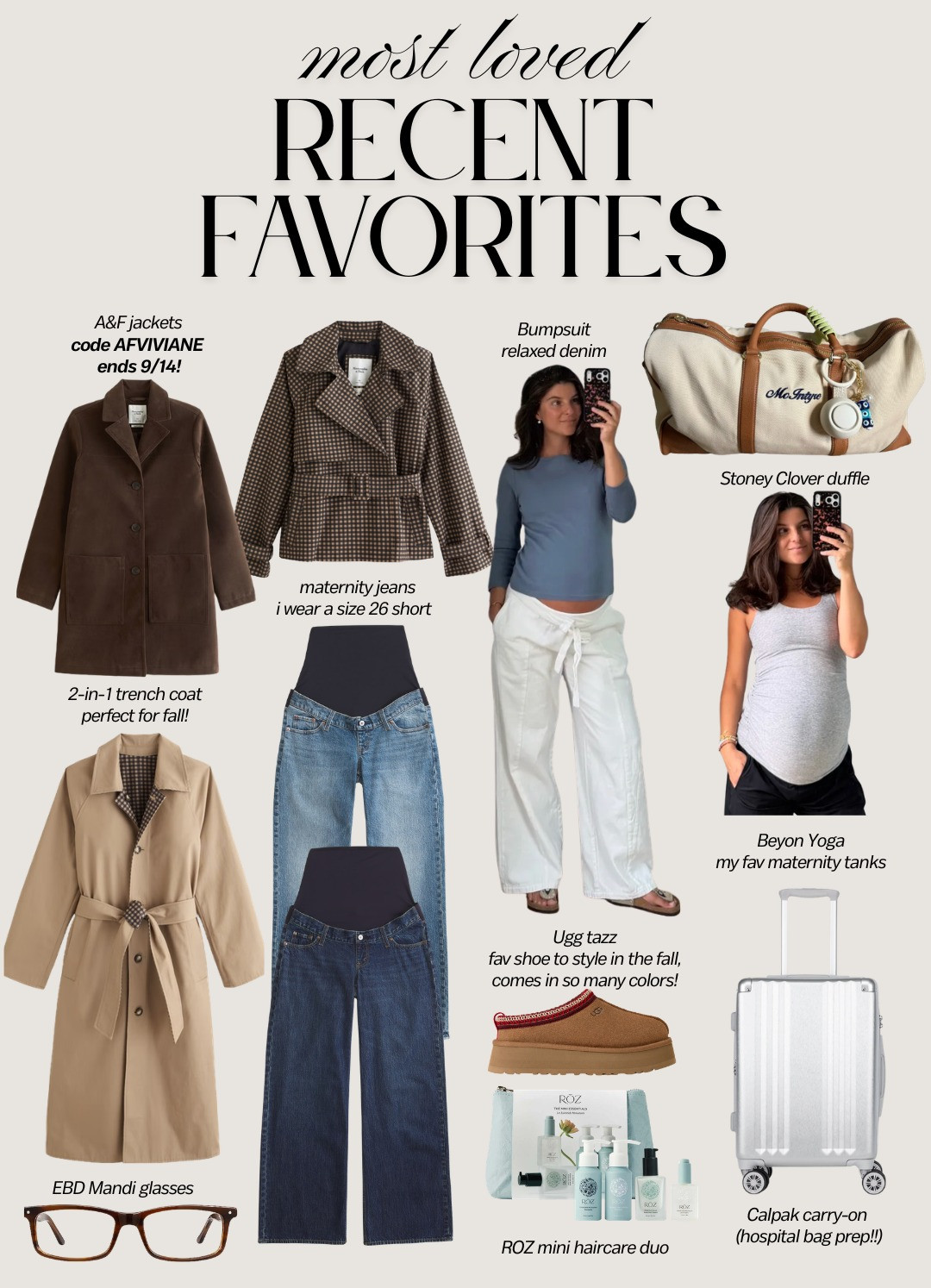 [9/14/26] most loved & recent favorites | my A&F code AFVIVIANE is live through end of day! 🤍

#LTKdayinmylife #LTKSeasonal #LTKBump