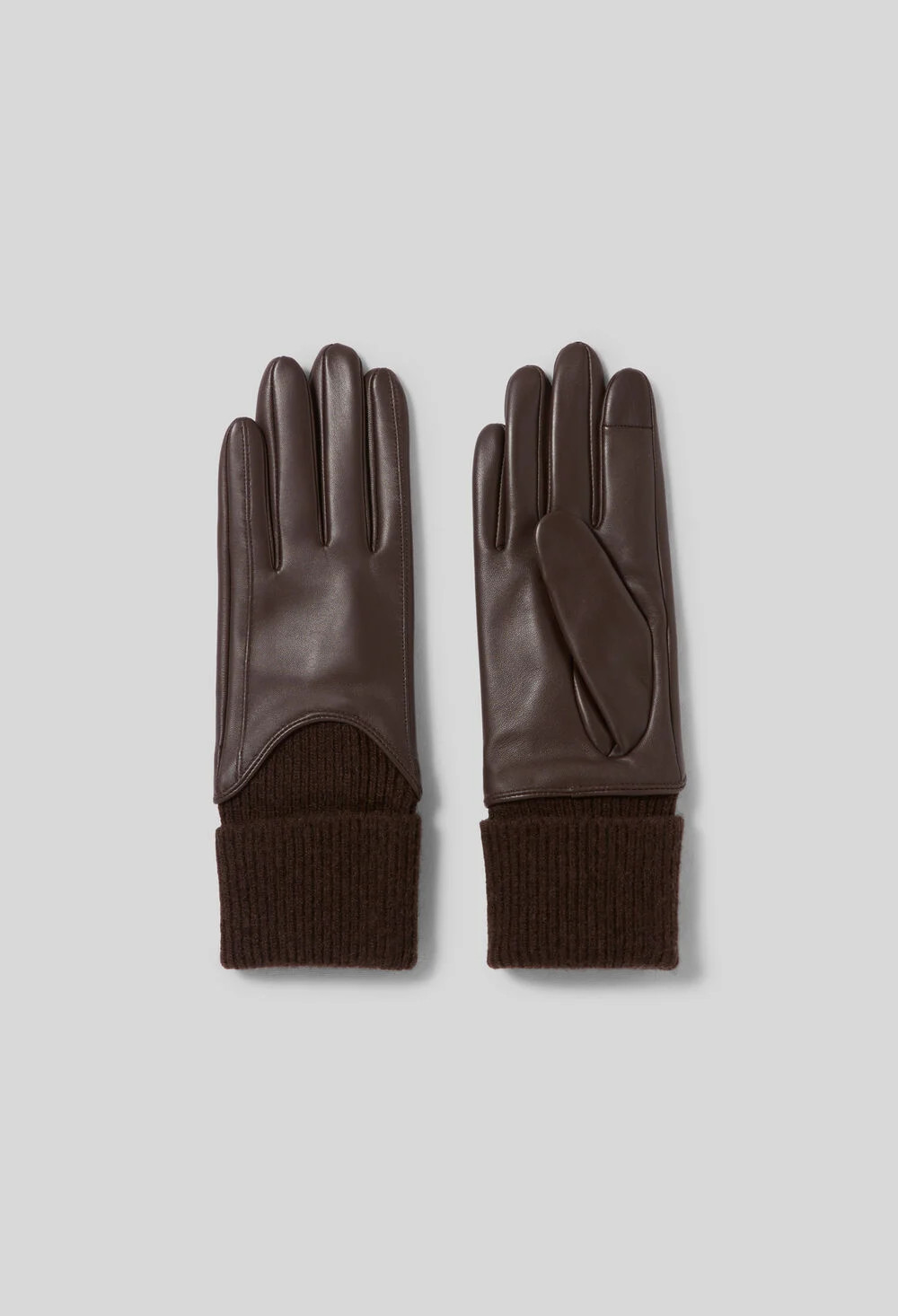 Gants cuir et maille | Claudie FR | Claudie Pierlot (FR, DE, ES, UK)