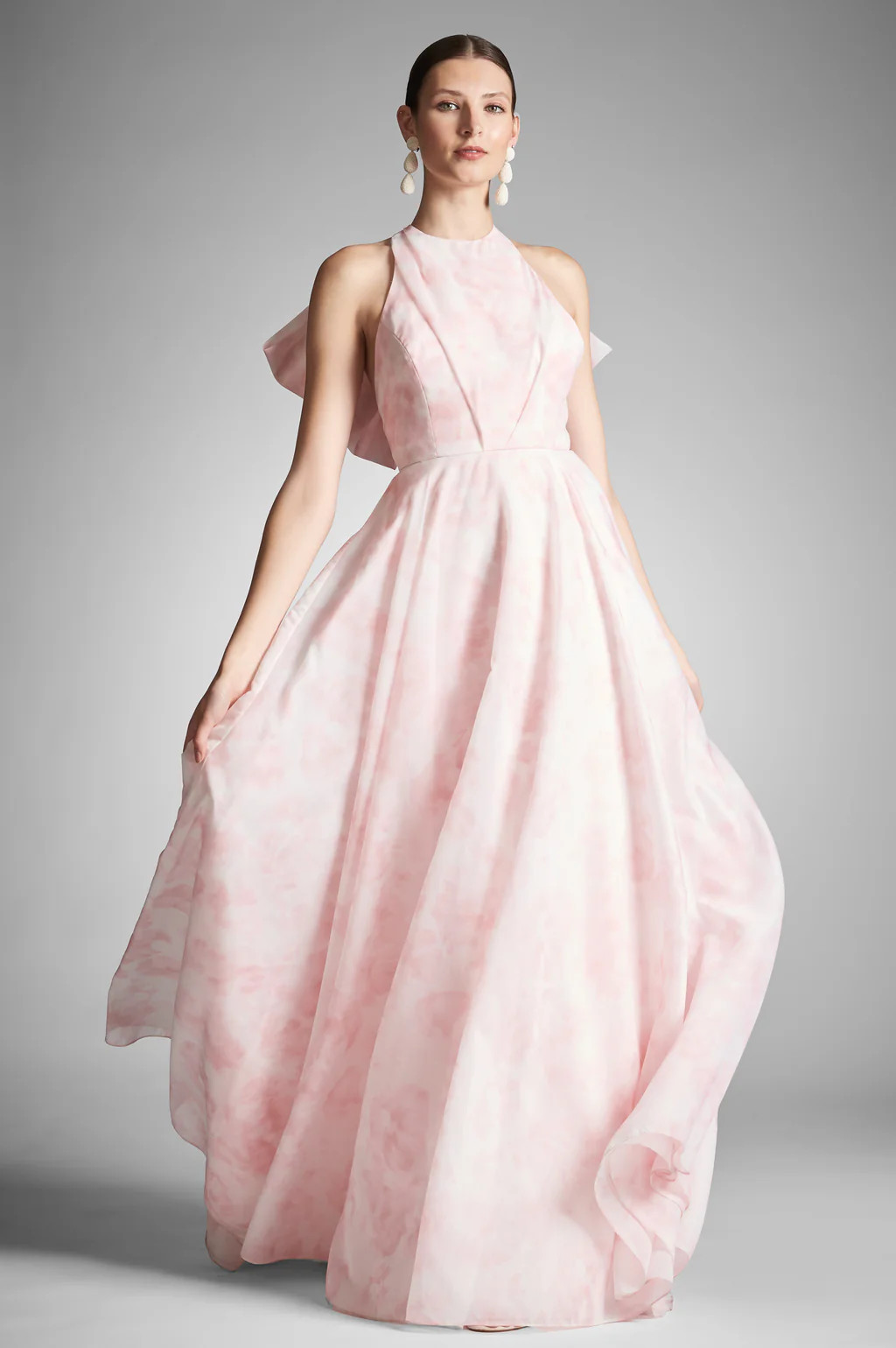 Avril Gown - Pale Pink Floral | Sachin and Babi