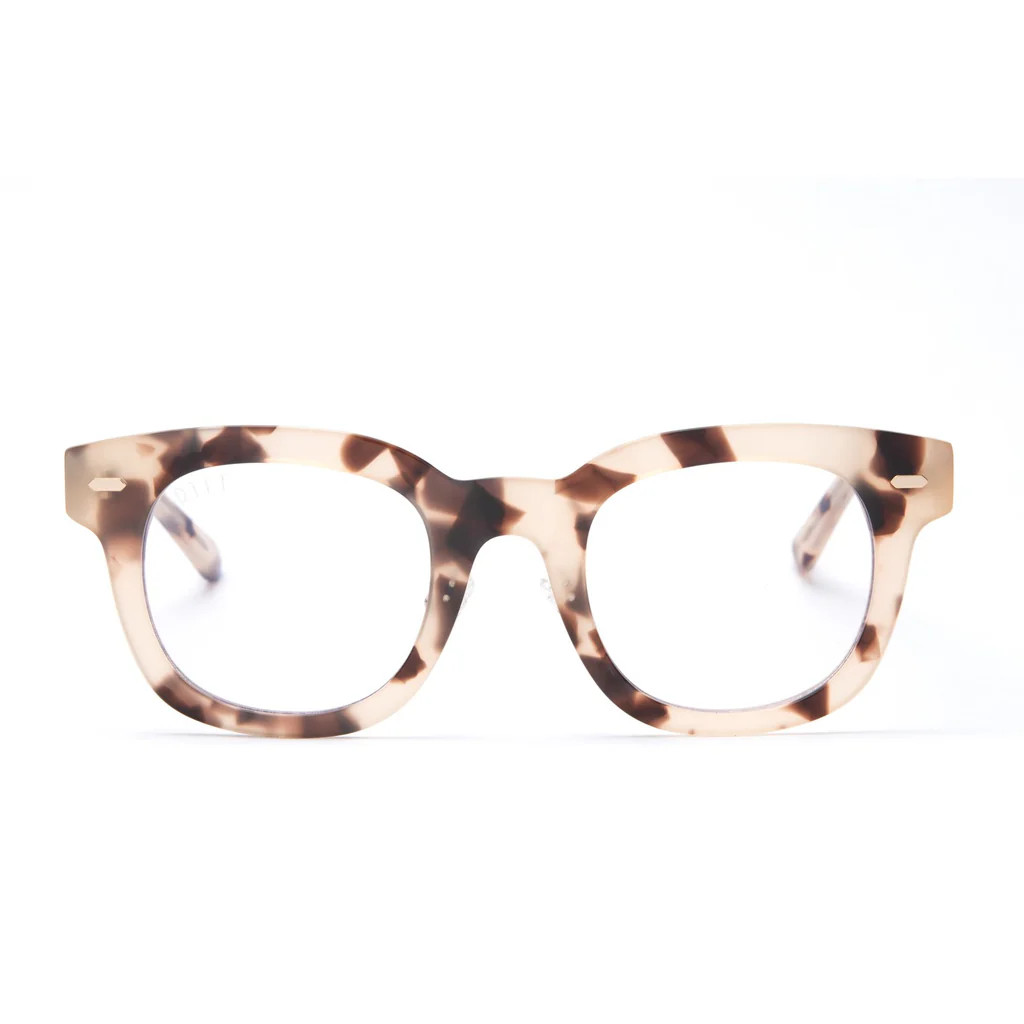 SUMMER - CREAM TORTOISE + BLUE LIGHT TECHNOLOGY GLASSES | DIFF Eyewear