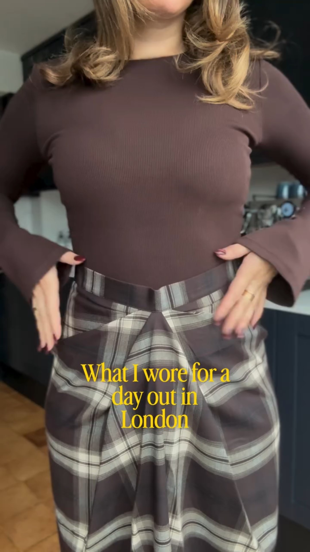 Mouldy bananas are here to stay, you heard it here first 🍌✨ My class set me the challenge of stepping outside my comfort zone and playing with colour. So for a trip to London with my hubby to celebrate our anniversary, I went bold with this yellow blazer and a checked skirt. A little unexpected, a lot of fun and I loved it. Do you? 

Blazer and skirt cos
Brown top @zara
Boots new @primark
Bag @ganni

#WhatMarieWears #ColourfulStyle #WorkwearWithJoy #COSStyle #LondonOutfit

checked skirt outfit, yellow blazer outfit, colourful autumn style, anniversary outfit ideas, London style, whatmariewears, workwear with joy, cos fashion, zara top, primark boots, ganni bag