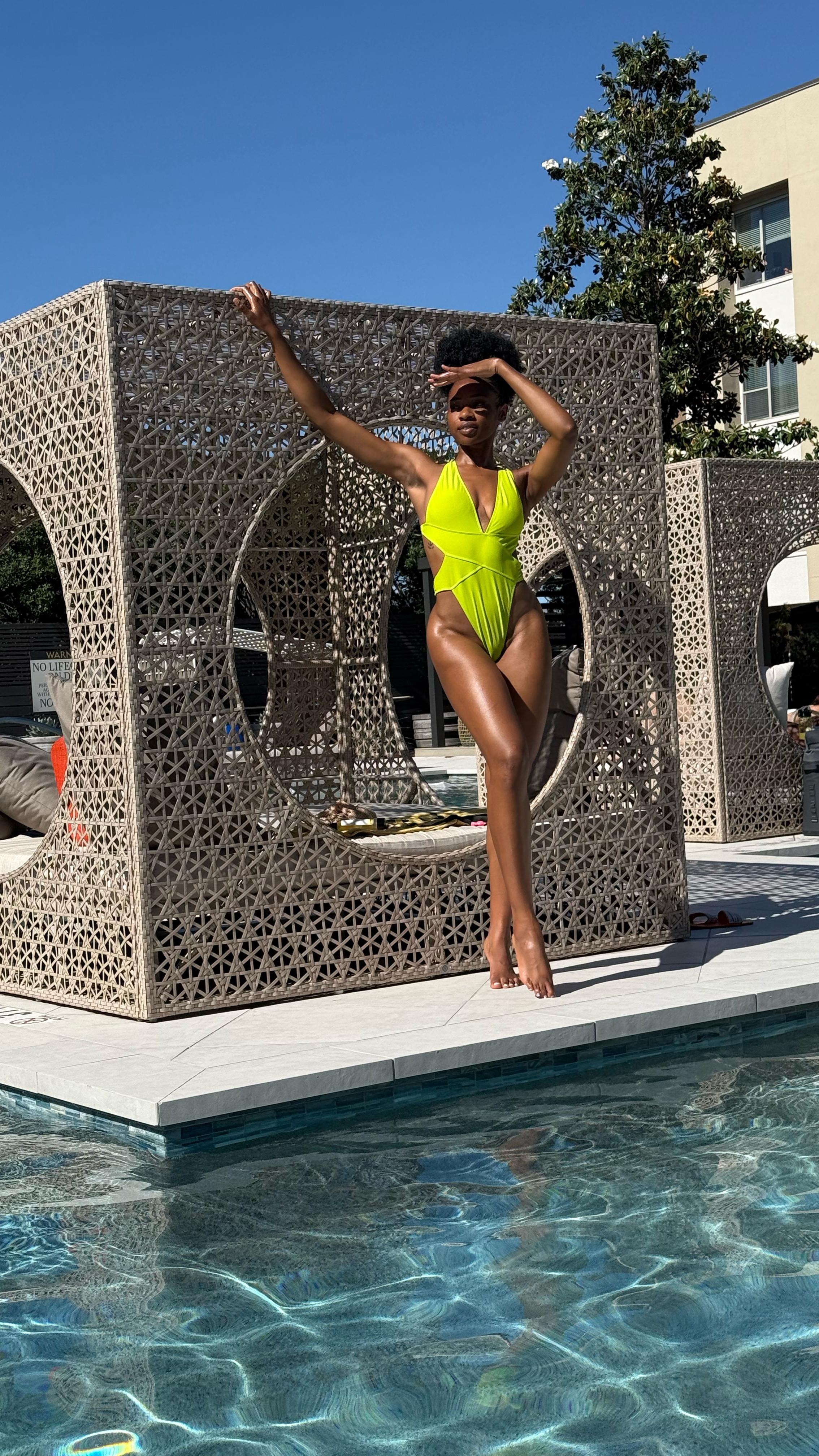 I’m traveling to Miami in a few weeks for Miami Swim Week Fashion show and also to celebrate my birthday, so I’m currently putting together some cute swimwear pieces in my closet. I love me a beautiful one piece swimsuit and a cute coverup. 
