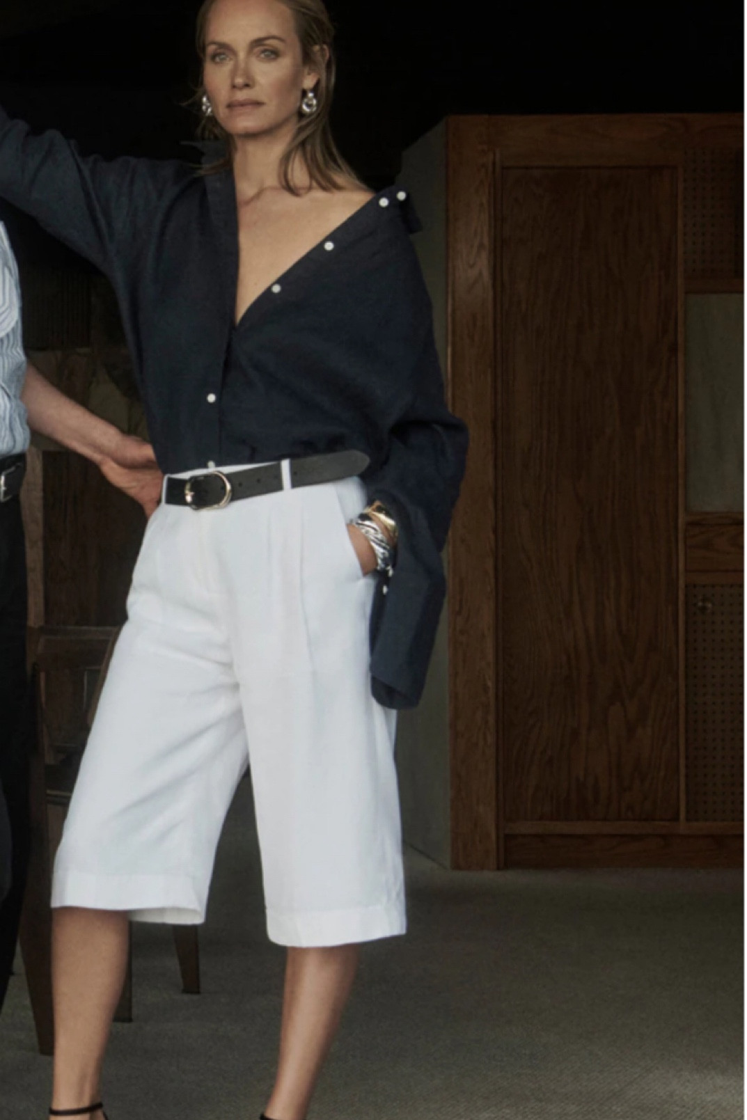 Linen trouser long shorts linen top #linen 

#LTKstyletip #LTKtravel #LTKSeasonal