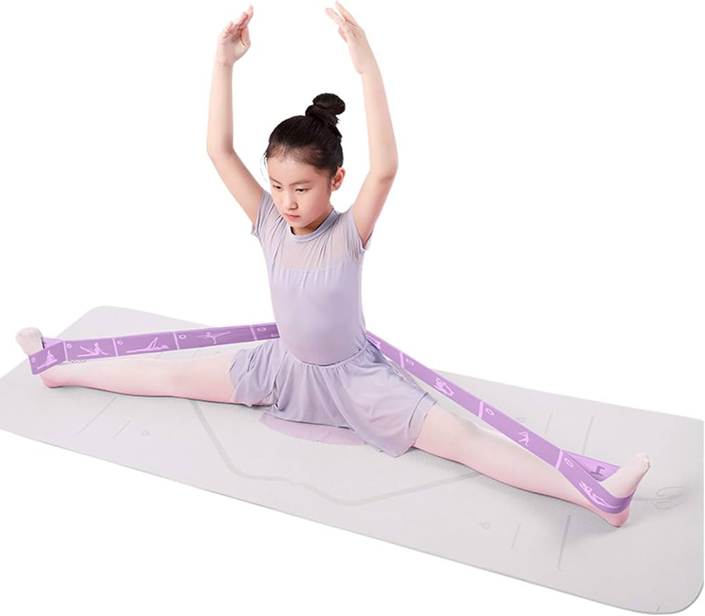 Adjustable Stretch Strap for Kids, 8-Loop Elastic Resistance Band for Children Gymnastics, Ballet... | Amazon (US)