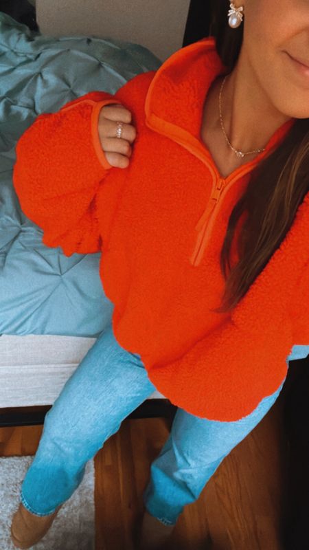 My go to winter outfit ❤️🧡 

Old Navy killed it with this pullover & I paired it with my fav H&M jeans NB

#LTKSeasonal #LTKMostLoved #LTKstyletip