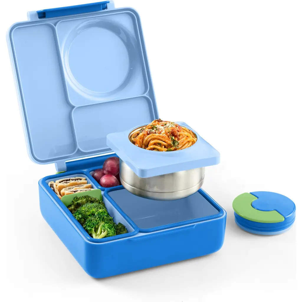 OmieBox Bento Lunch Box for Kids in Sea Blue at Nordstrom | Nordstrom