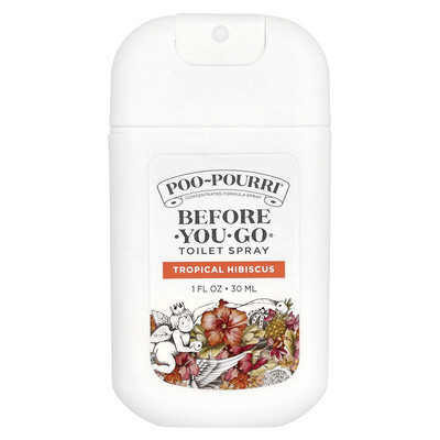Poo-Pourri, Before-You-Go® Toilet Spray, Tropical Hibiscus, 1 fl oz (30 ml) | iHerb