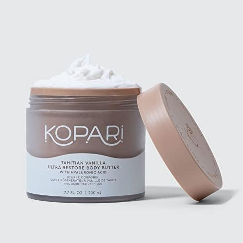 Kopari Tahitian Vanilla Ultra Body Butter | Hyaluronic Acid, Antioxidants, Omegas, and Fatty Acid... | Amazon (US)