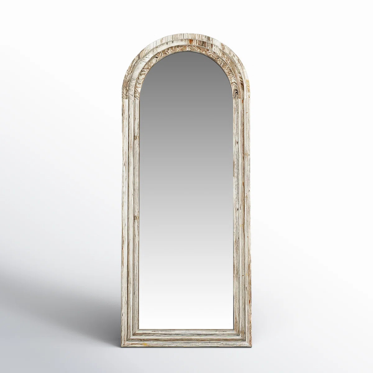 Borseth Arched Wood Frame Full Length Mirror with Stand | Wayfair North America