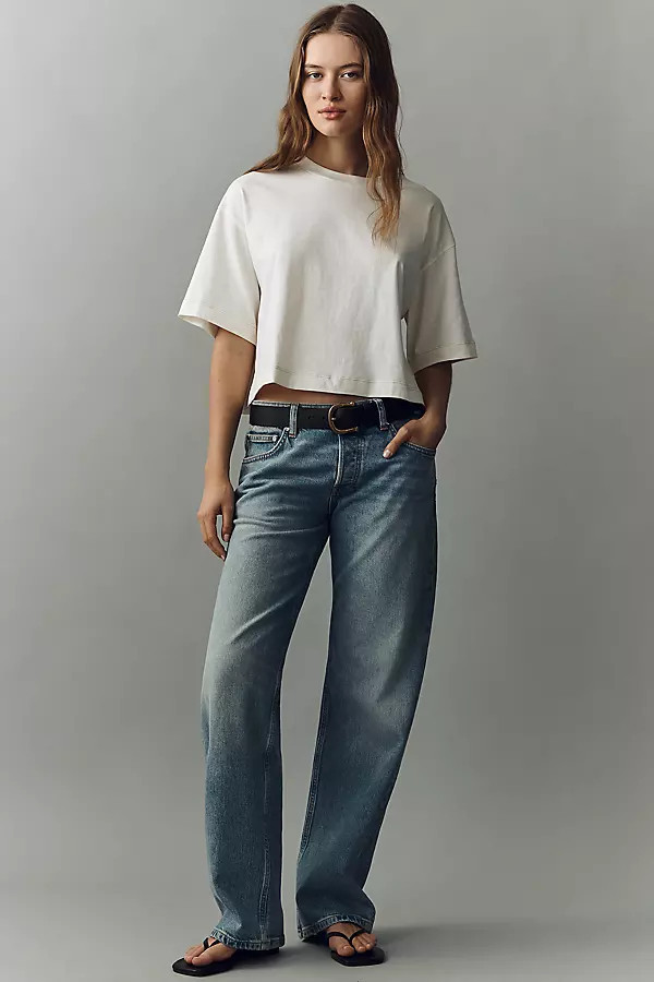 Low-Rise Baggy Wide-Leg Jeans | Anthropologie (US)