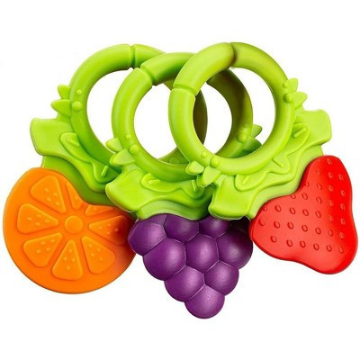 Baby Teething Toys for Newborns 0-6 Months, Textured Silicone Teethers for Infants 6-12 Months, BPA Free, Fruit Shaped, Soothes Baby's Gums, 3 Pack | Target