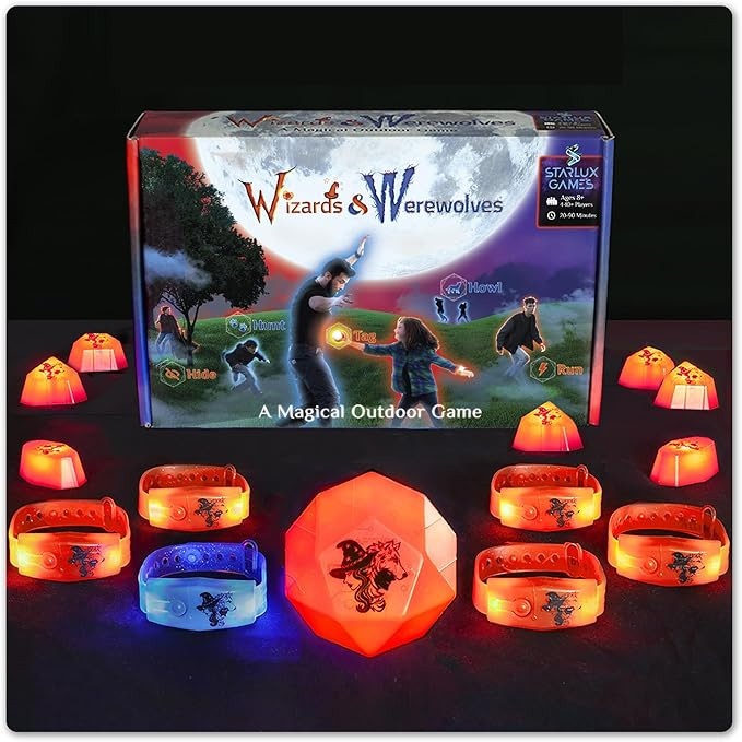 A Magical Glow-in-The-Dark Outdoor Game: Wizards & Werewolves: | 4-10 Players | Camping Games | S... | Amazon (US)