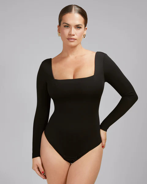 Squarey Long Sleeve Bodysuit | TA3