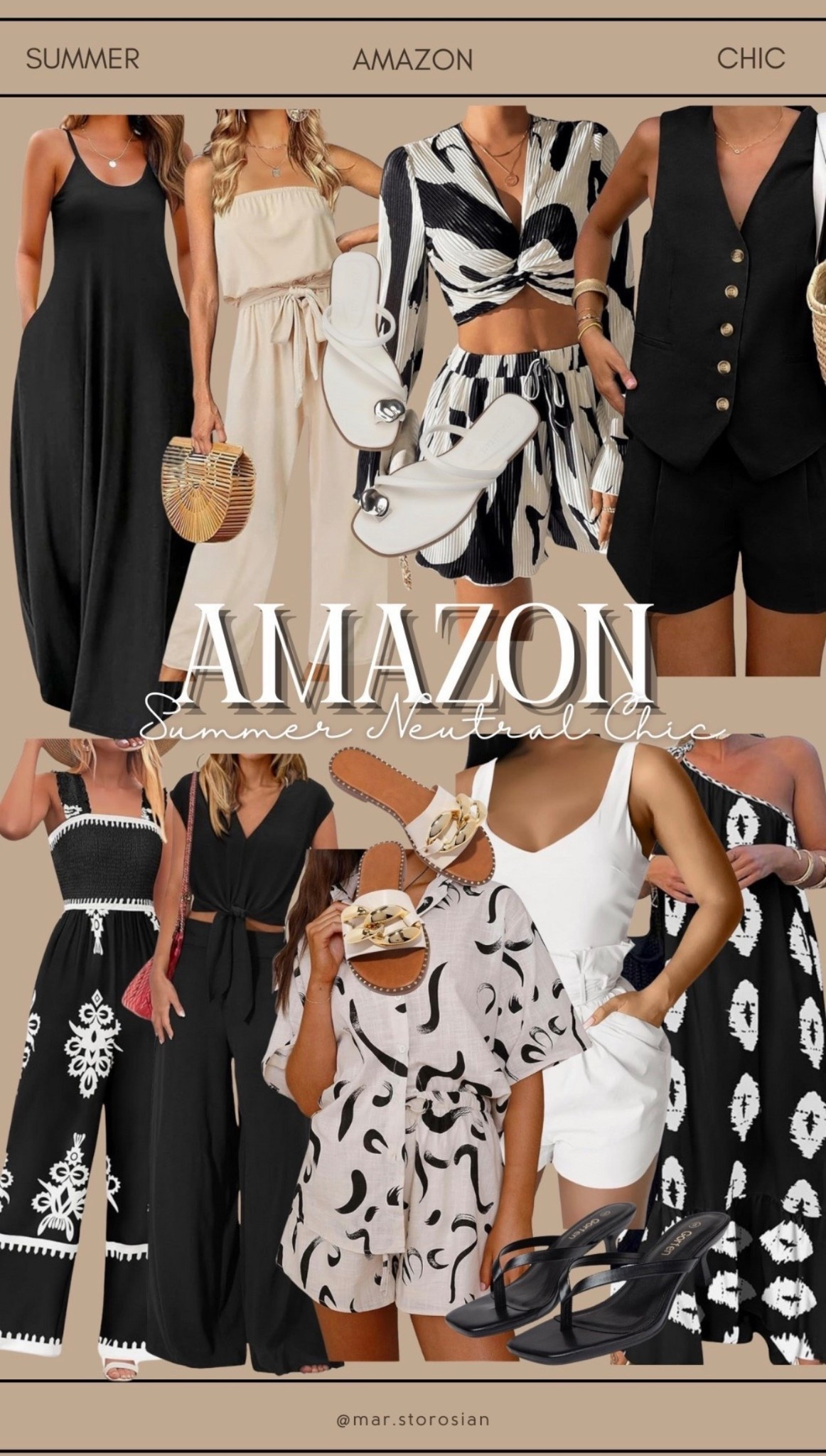 Summer neutral chic Amazon finds 

#LTKootd #LTKMidsize #LTKSeasonal