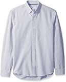 Amazon Essentials Men's Slim-Fit Long-Sleeve Oxford Shirt, Grey, X-Small | Amazon (US)