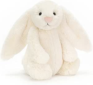Jellycat Bashful Cream Bunny Stuffed Animal, Medium, 12 inches | Amazon (US)