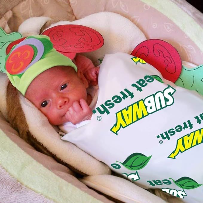 Baby Halloween Costumes - Sandwich Blanket Costume w Hat - Photography Props for Newborn Pictures... | Amazon (US)