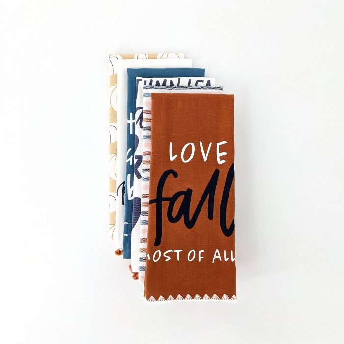 6ct Dish Towels Love Fall - Bullseye's Playground™ | Target