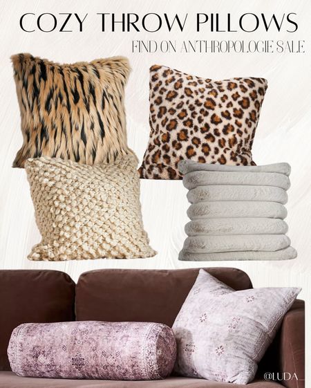 Cozy throw pillows | find on Anthropologie sale | under $60

#LTKsalealert #LTKhome #LTKfindsunder100