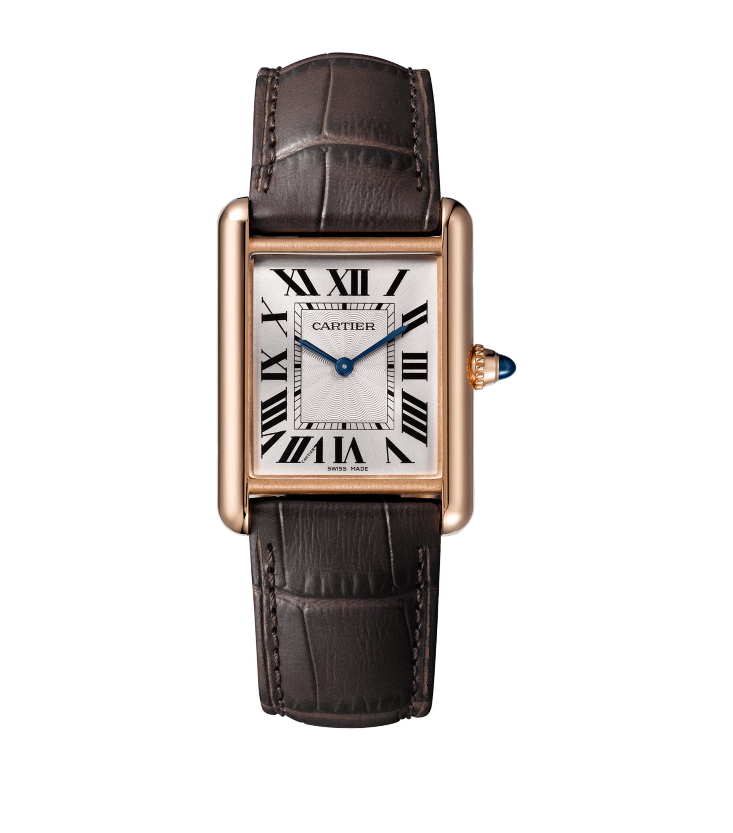 Large Pink Gold Tank Louis Cartier Watch | Harrods