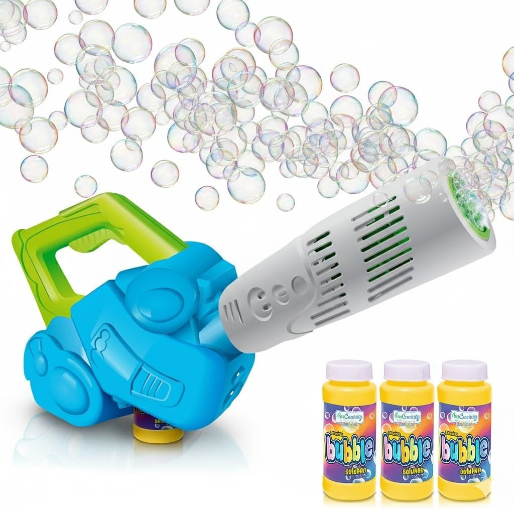 ArtCreativity Bubble Leaf Blower with 3 Refill Solutions, Outdoor Bubble Toys for Toddlers 1-3, 2... | Amazon (US)