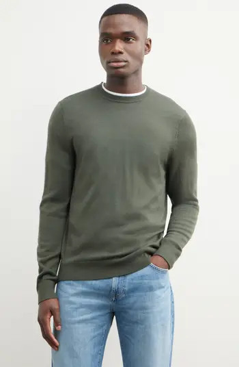 Italian Merino Wool Crewneck Sweater | Nordstrom