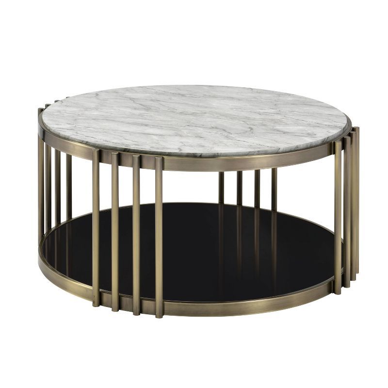 Solstice Glam Coffee Table Antique Brass - HOMES: Inside + Out | Target