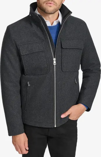 Calvin Klein Four Pocket Wool Blend Jacket | Nordstromrack | Nordstrom Rack