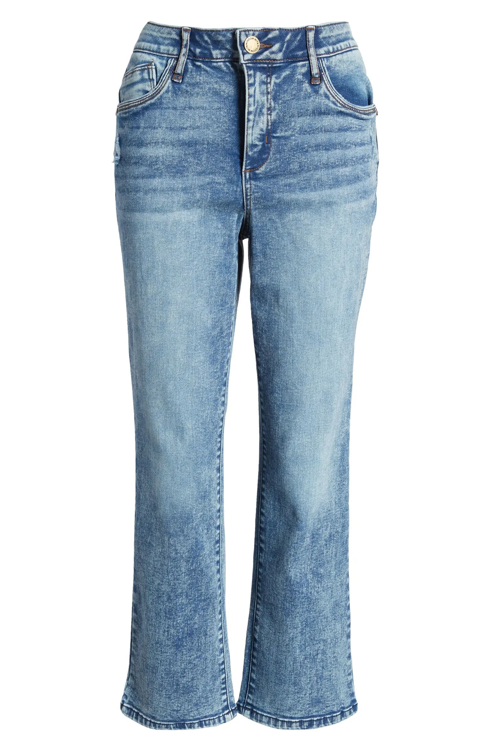 'Ab'Solution High Waist Crop Jeans | Nordstrom