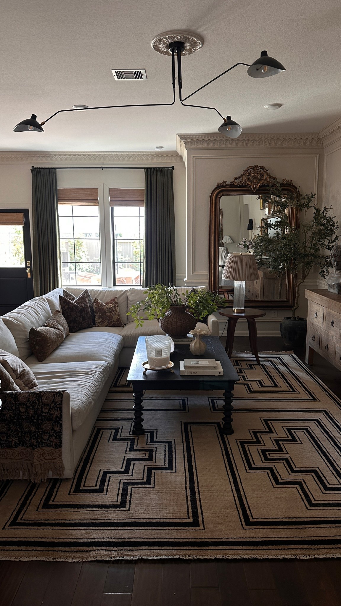 Got a new rug for my living room that I LOVE! I wanted something more comfy because my baby will be crawling soon. I’ve had my eye on this rug for years and always knew it would look good in here! It’s from Lulu and Georgia… love the geometric design. It’s not too busy, it’s just right! 

#LTKHome