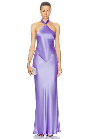 retrofete Ester Dress in Purple | FWRD 