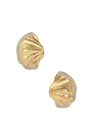 Lili Claspe Small Love Earring in Gold from Revolve.com | Revolve Clothing (Global)