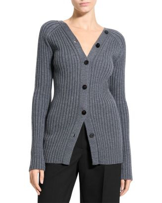 Wool Long Sleeve Open Back Cardigan | Bloomingdale's (US)