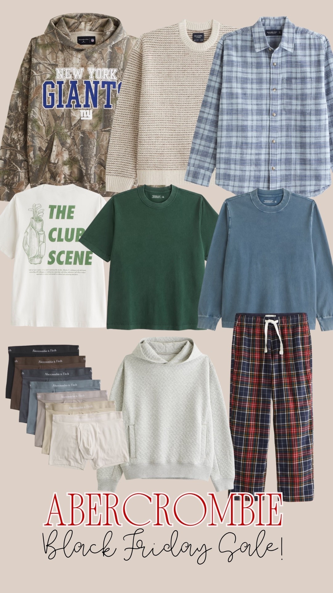 Abercrombie sale finds! Grab some gifts for the man in your life while they’re on sale!! 

Everything is 25-50% off and extra 15% off with code CYBERAF 

#LTKGiftGuide #LTKCyberWeek #LTKSaleAlert