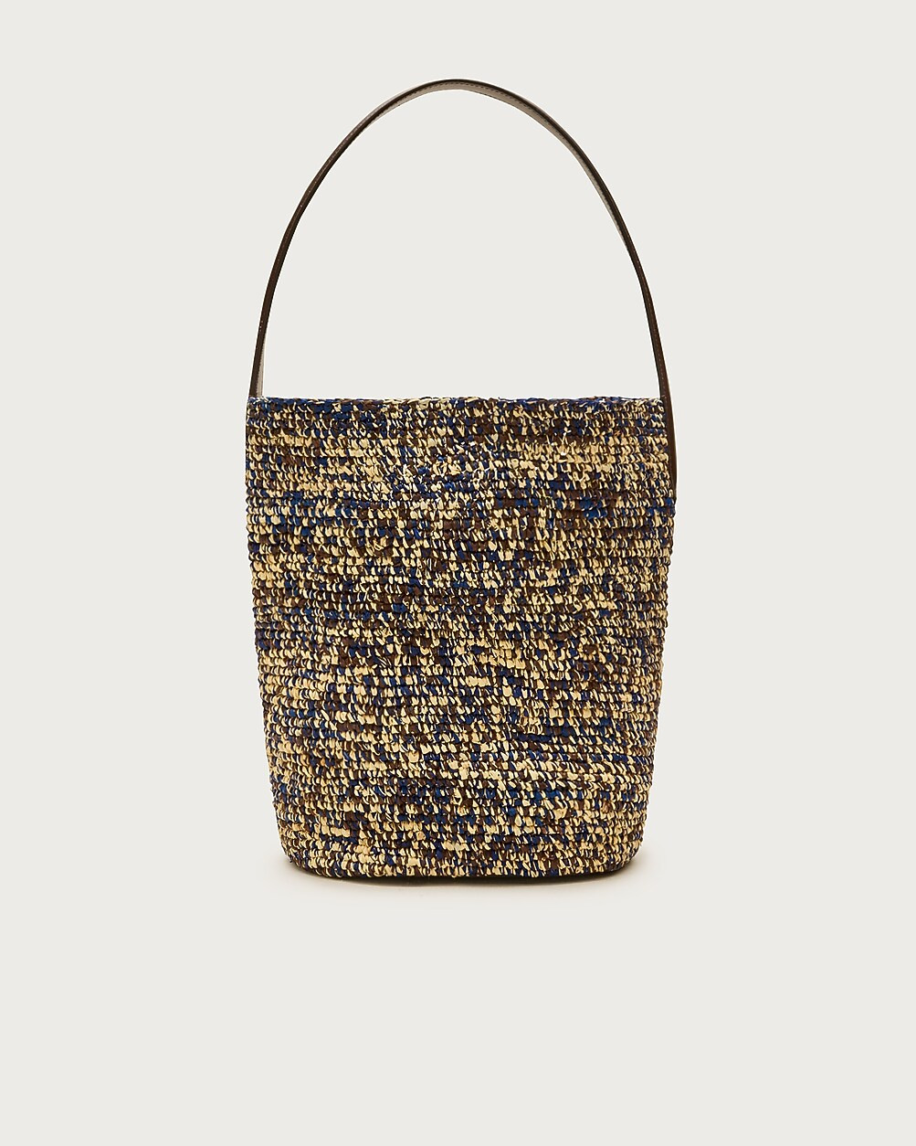 Berkeley handwoven bucket bag in marled straw | J. Crew US