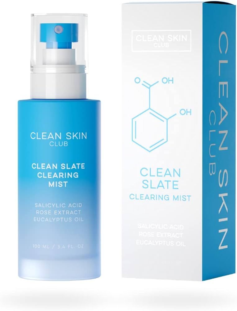 Clean Skin Club Acne Mist, Salicylic Acid Spot Treatment, Dramatic Improving Results, The Only Sp... | Amazon (US)
