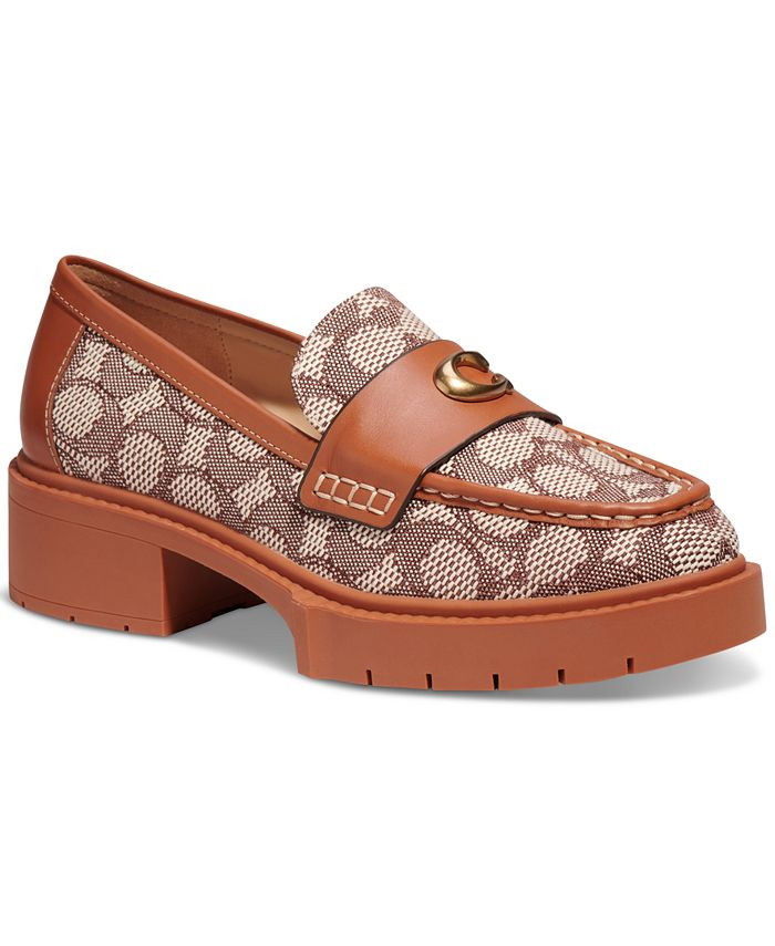 COACH Women's Leah Platform Lug Sole Loafers & Reviews - Flats & Loafers - Shoes - Macy's | Macys (US)