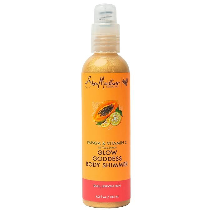 SheaMoisture Goddess Body Shimmer for Dry Skin, Dull Skin Papaya and Vitamin C Paraben Free Body ... | Amazon (US)